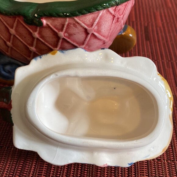 Holiday Ceramic Sleigh Trinket Box or Candy Box - Picture 11 of 14